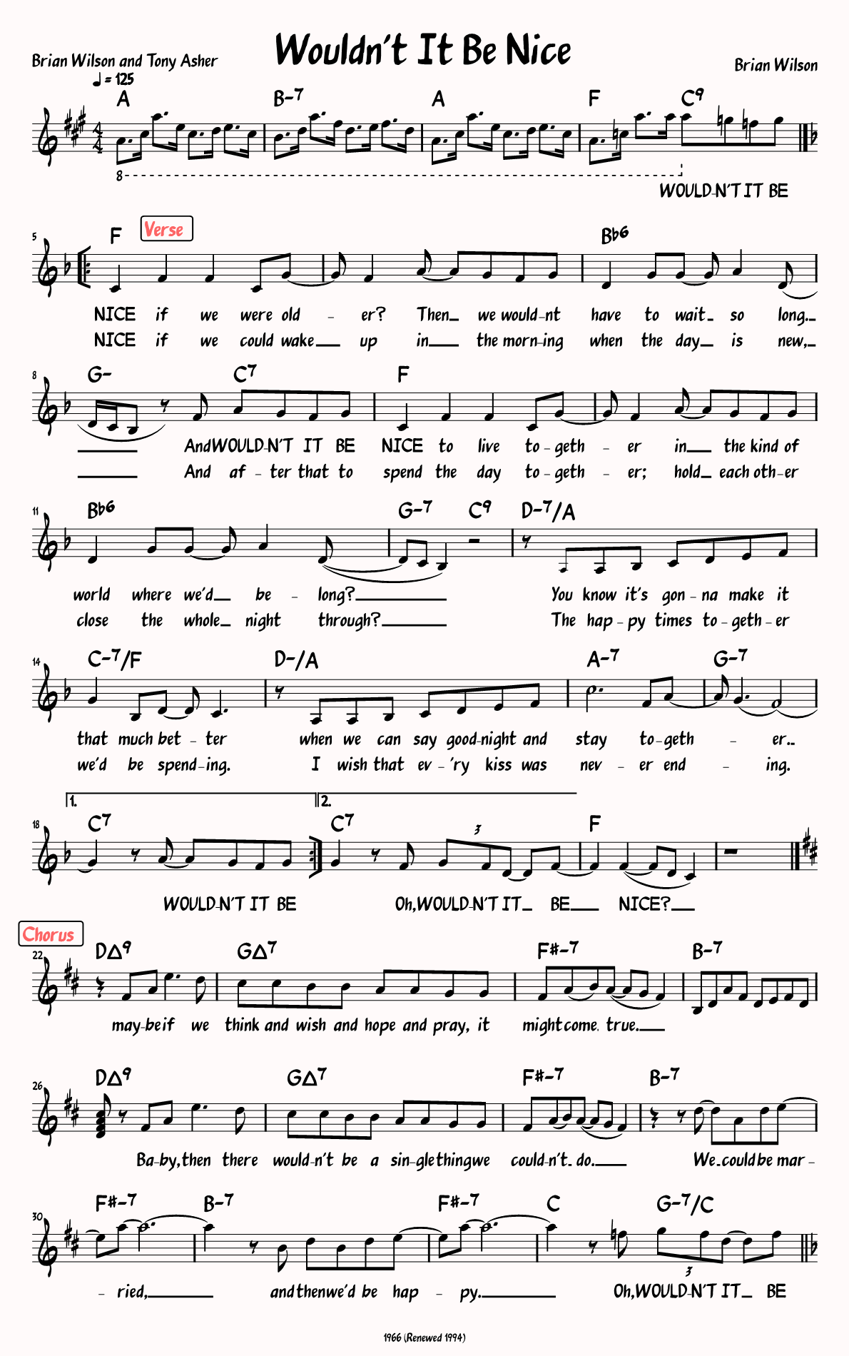 Sheet Music
